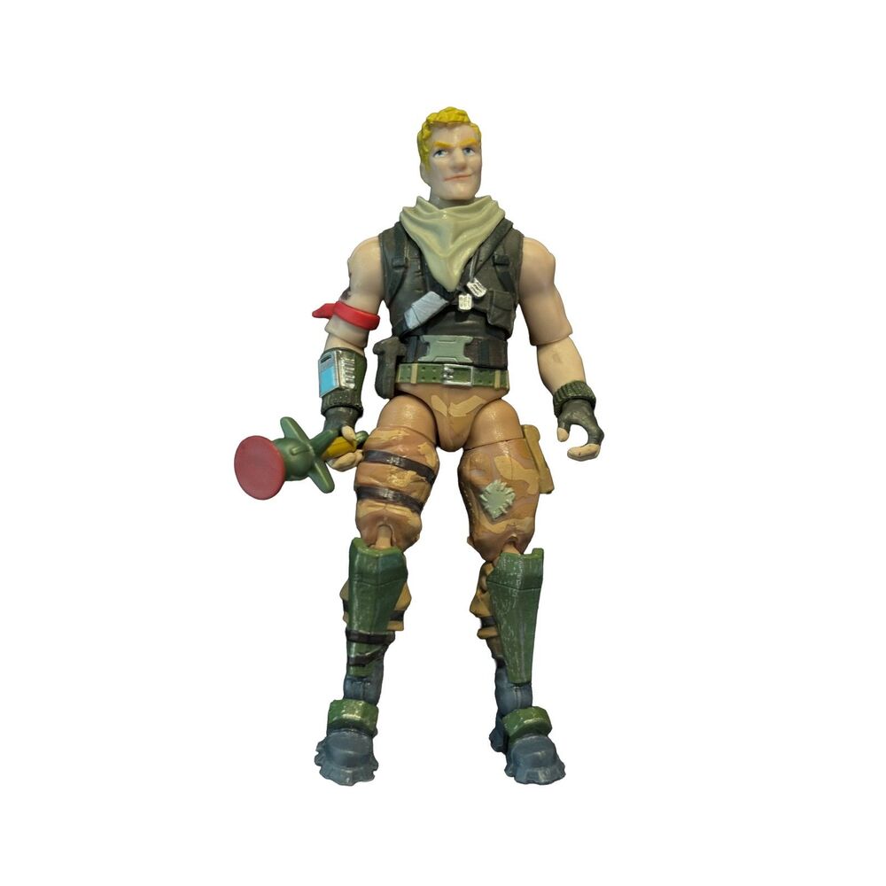 Jazwares Fortnite Legendary Series Jonesy 4in Figure Clinger Back Bling